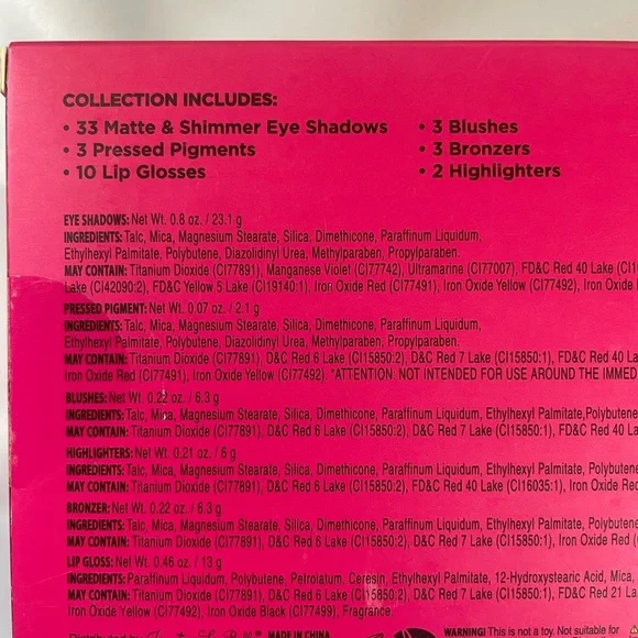 NWT Ulta Beauty “beauty gems” Master Glam 54 Piece Eyes & Face Collection